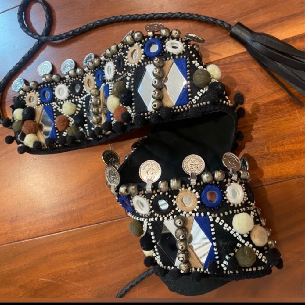 Boho Mirrored Obi Belt